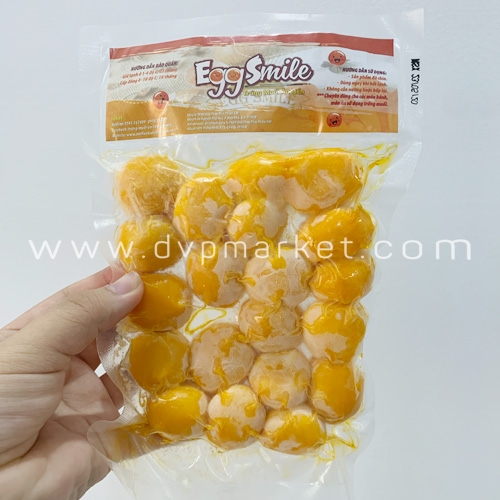 Egg Smile - Trứng muối chín vị dầu mè 12g (Vĩ 20 trứng)